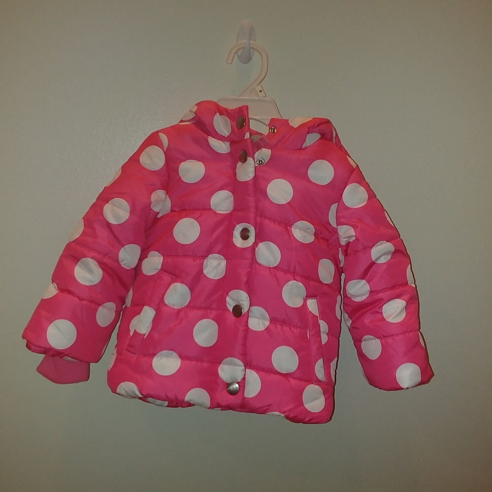 Pink Carter's baby girl jacket